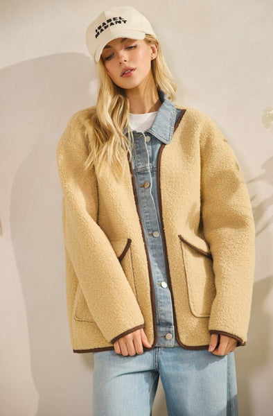 TRAILHEAD TEDDY SHERPA LEECE JACKET