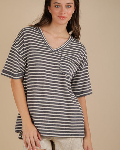 COOL SUMMER NIGHT'S TOP - NAVY