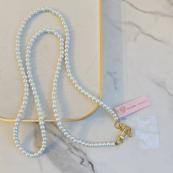PEARL CHANNEL CROSSBODY PHONE LANYARD