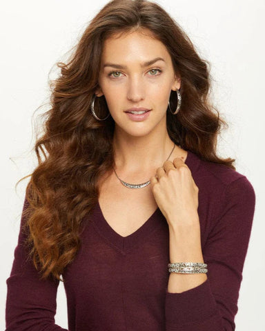 ELORA HOOP LEVERBACK EARRINGS- BRIGHTON