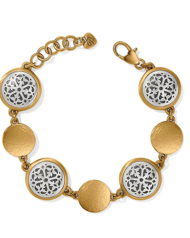 FERRARA TWO-TONE LUCE LINK BRACELET- BRIGHTON