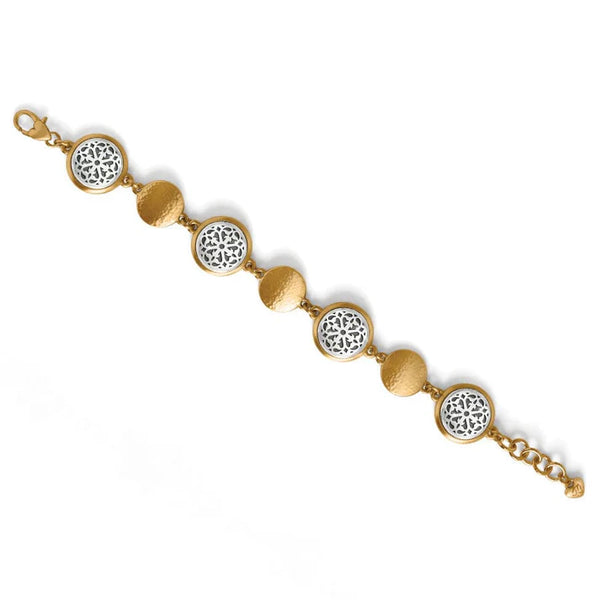 FERRARA TWO-TONE LUCE LINK BRACELET- BRIGHTON