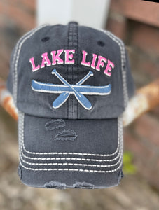 LAKE LIFE EMBORIDERED HAT
