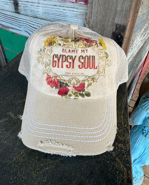 BLAME MY GYPSY SOUL CAP BY JUNK GYPSY