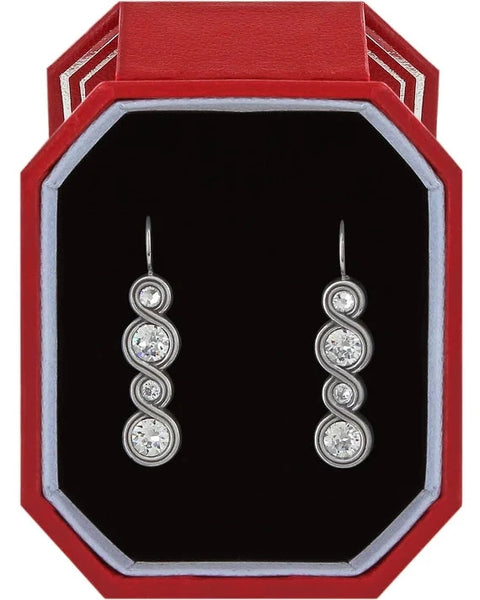 Brighton Infinity Sparkle French Wire Earrings Gift Box