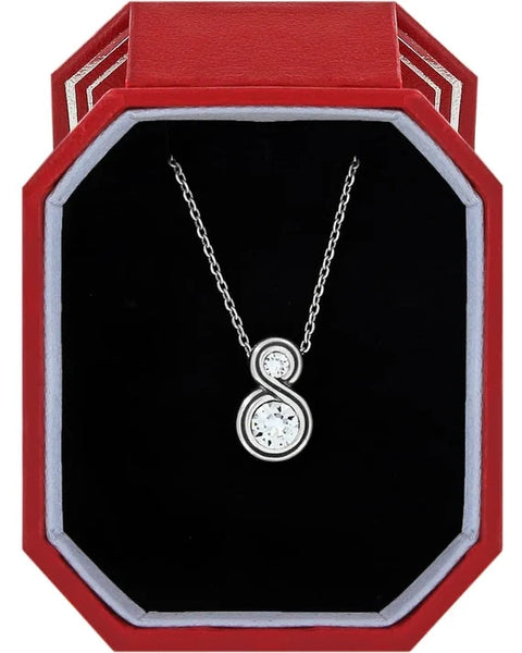 Brighton Infinity Sparkle Petite Necklace Gift Box