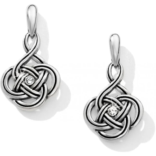 INTERLOK PETITE POST DROP EARRINGS- BRIGHTON