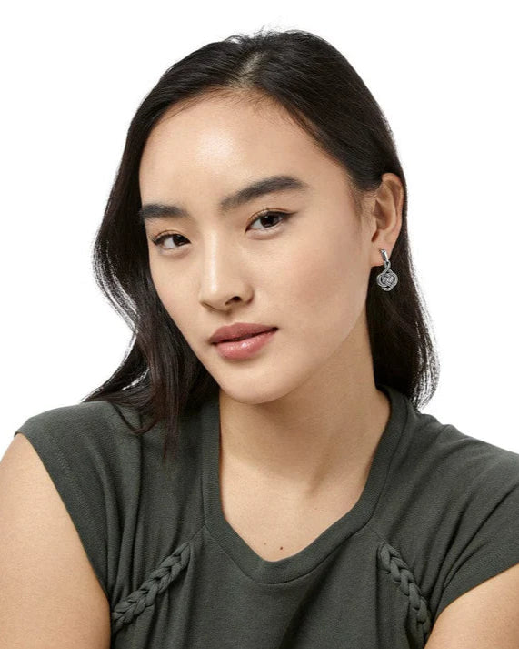 INTERLOK PETITE POST DROP EARRINGS- BRIGHTON