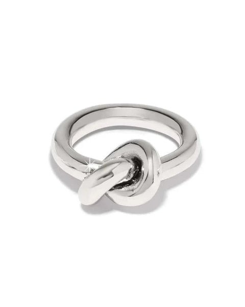 Brighton Interlok Single Knot Silver Ring