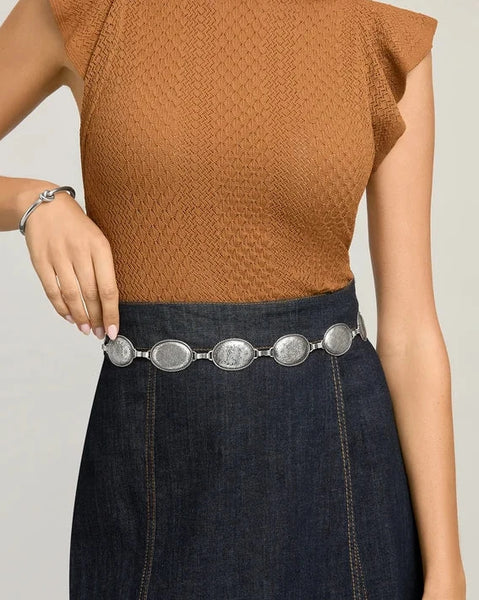 Nicole Concho Link Belt by Brighton