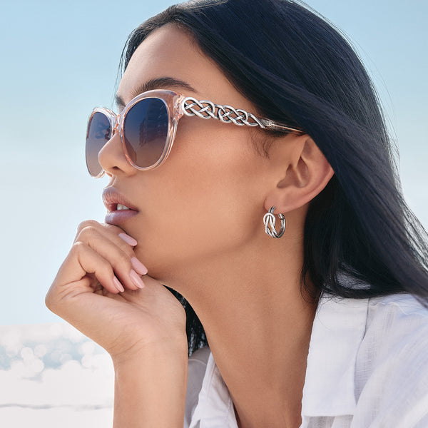 INTERLOK BRAID SUNGLASSES - ROSEWATER - BY BRIGHTON