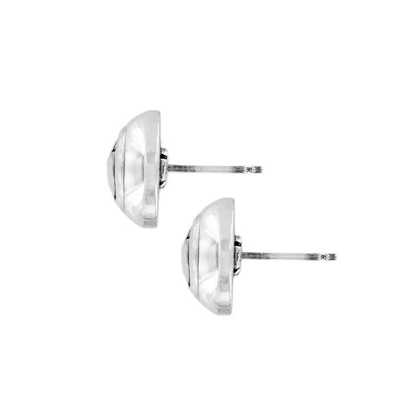 Contempo Post Silver Earrings - Brighton
