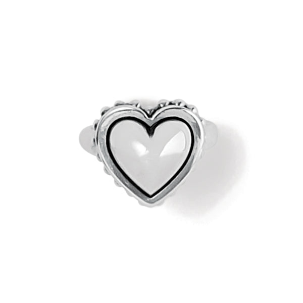 PRETTY TOUGH BOLD HEART RING- BRIGHTON