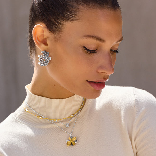 Brighton Everbloom Petal Hoop Earrings