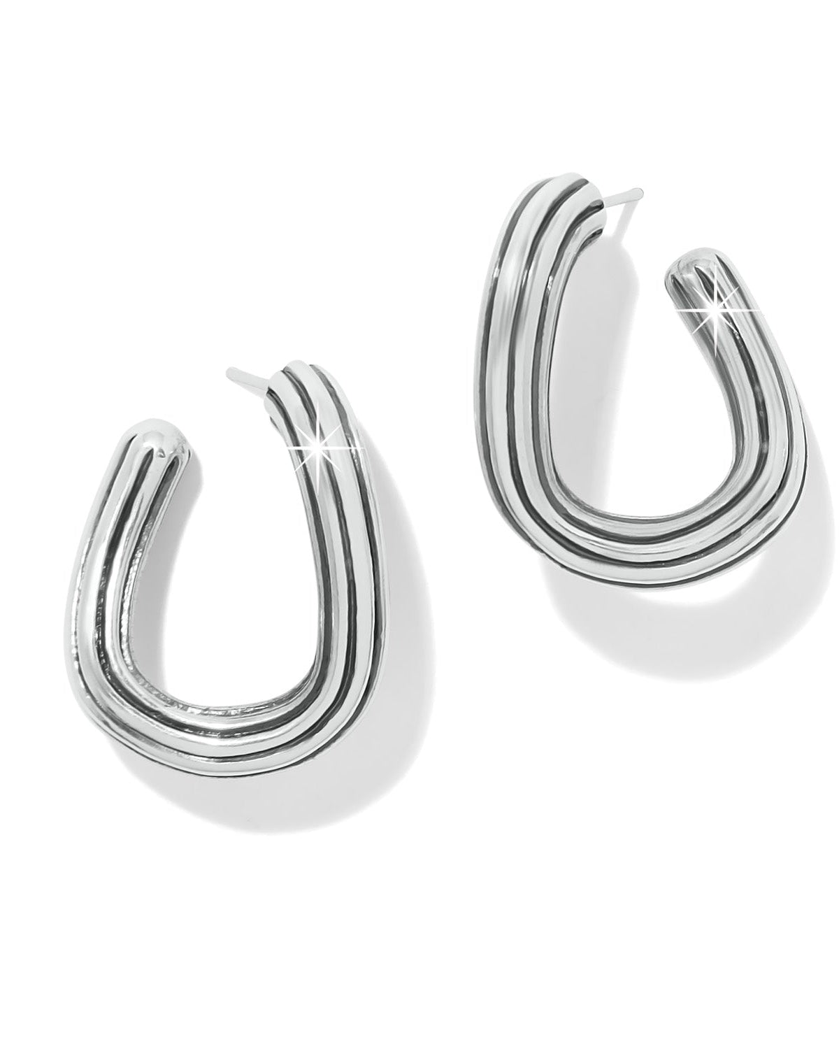 FERRARA ETERNA EARRINGS- BRIGHTON - SILVER