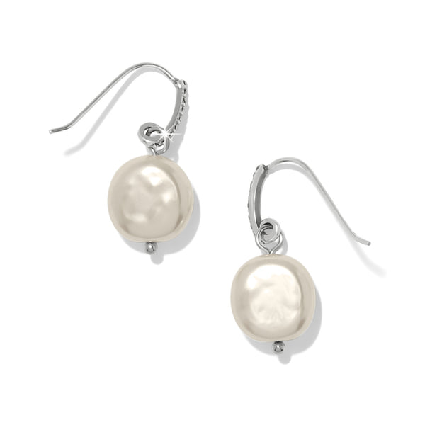 ONE HEART PEARL FRENCH WIRE EARRINGS BY BRIGHTON - Salty Lime Boutique
