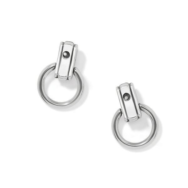 Brighton Mosaic Two Tone Mini Post Drop Earrings