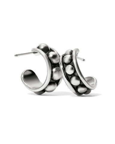 PRETTY TOUGH STUD SMALL HOOP EARRINGS- BRIGHTON