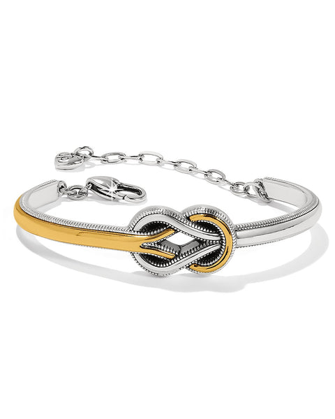 Brighton Interlok Harmony Two Tone Bar Bracelet