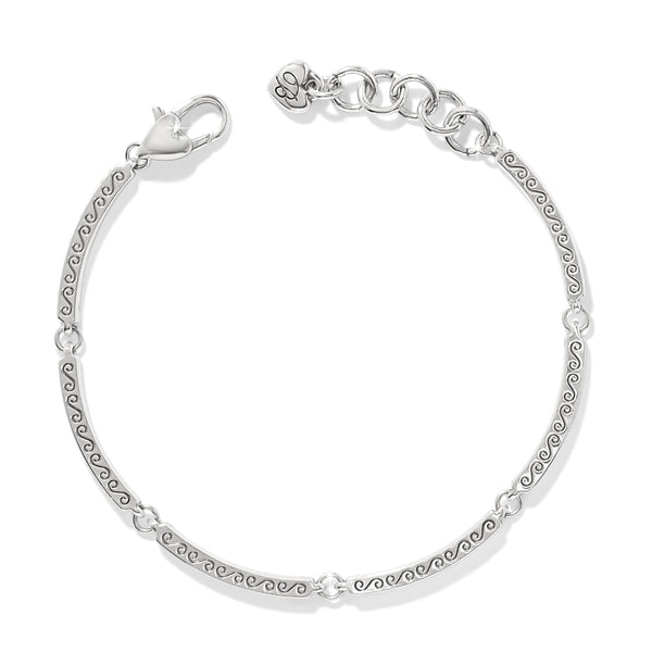 MERIDIAN GEO BAR SILVER BRACELET- BRIGHTON - Salty Lime Boutique