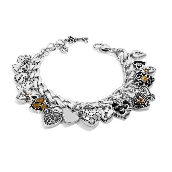 ONE HEART CHARM BRACELET  - BRIGHTON