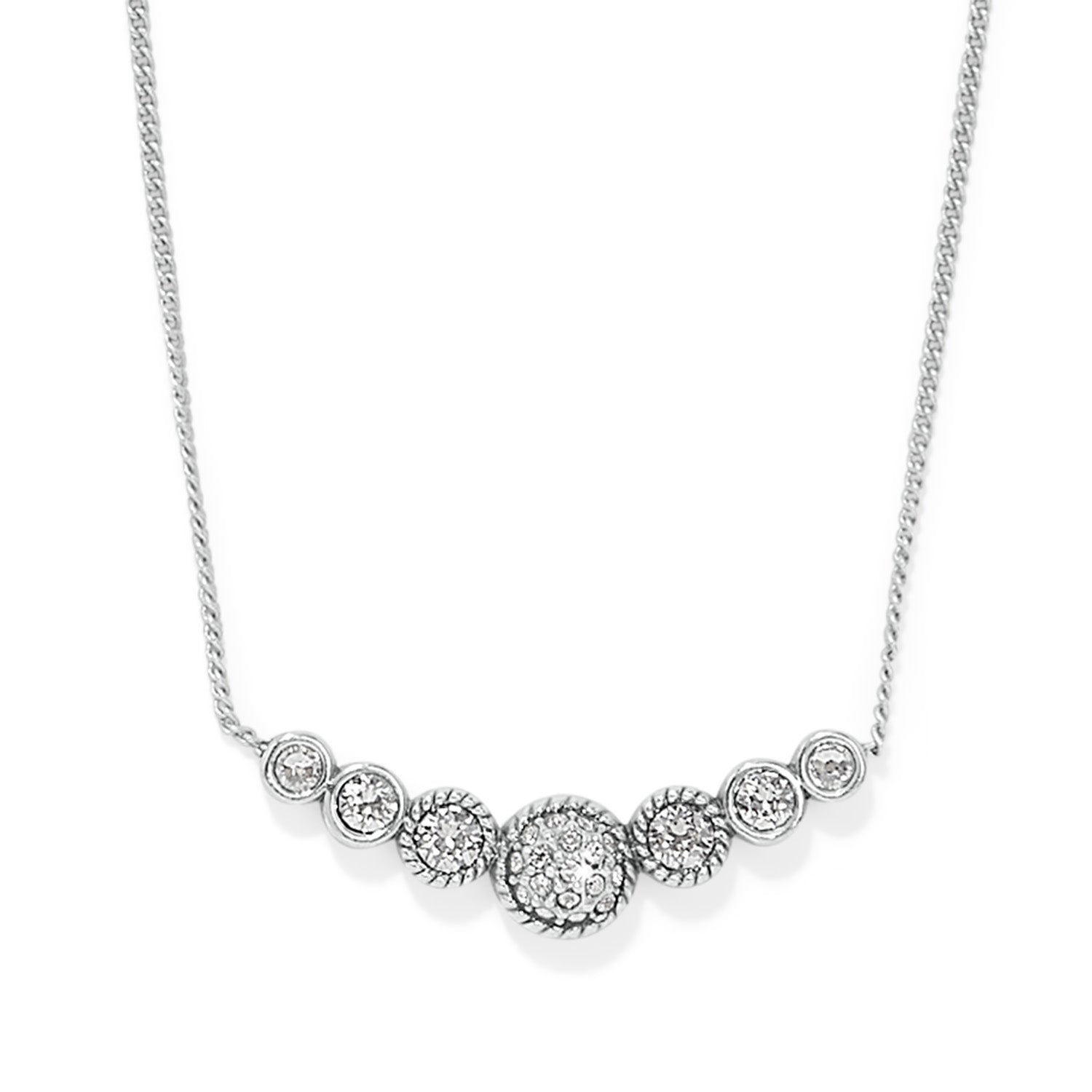 ILLUMINA CELESTE BAR SILVER NECKLACE- BRIGHTON – Salty Lime Boutique
