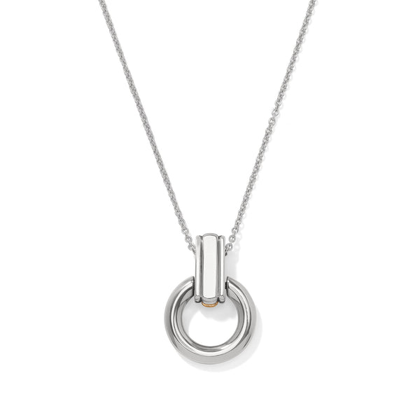 Brighton Mosaic Two Tone Link Ring Necklace