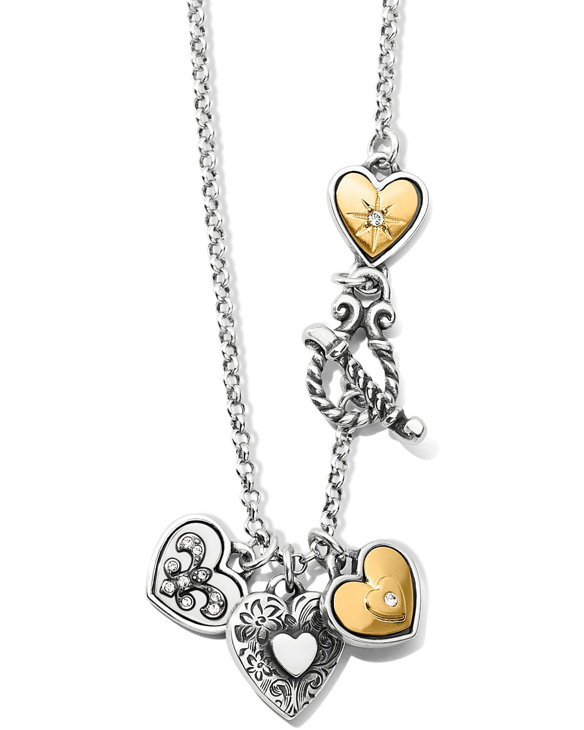 ONE HEART SHORT NECKLACE - BRIGHTON