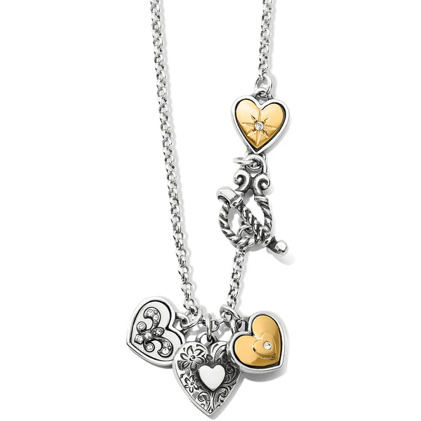 ONE HEART SHORT NECKLACE - BRIGHTON