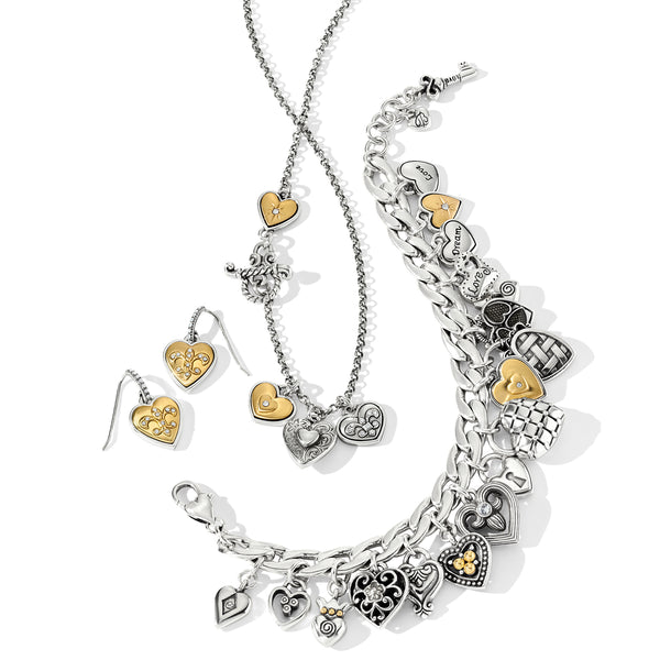 ONE HEART SHORT NECKLACE - BRIGHTON