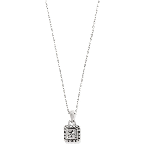 MOSAIC TWO TONE MINI TILE NECKLACE - BRIGHTON