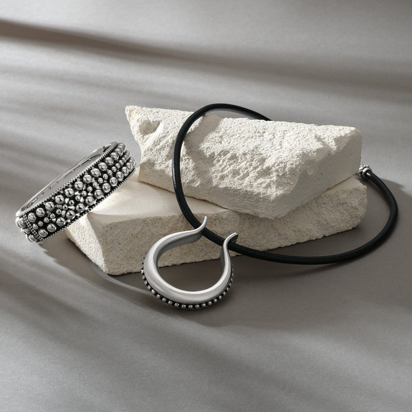 Pretty Tough Arch Leather Necklace - Brighton