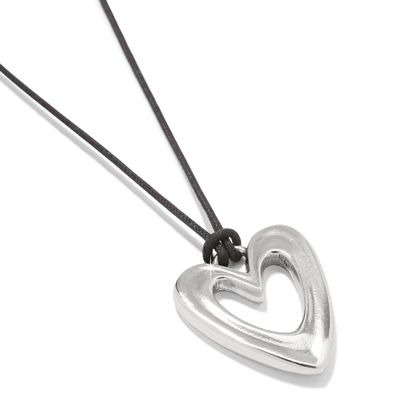 Brighton Cascade Open Heart Cord Necklace