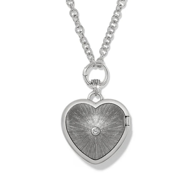 REVERIE BLUEBIRD LOCKET NECKLACE- BRIGHTON