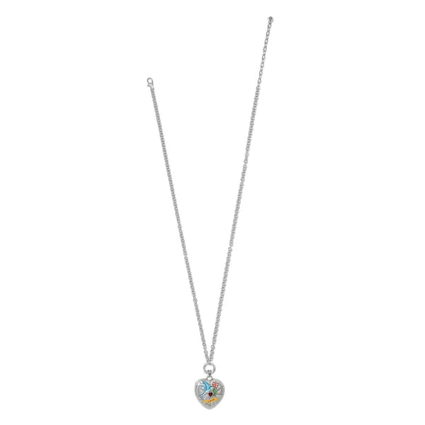 REVERIE BLUEBIRD LOCKET NECKLACE- BRIGHTON