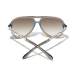 INTERLOK TWIST AVIATOR SUNGLASSES BY BRIGHTON