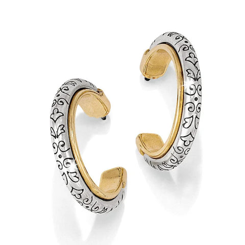 VENEZIA HOOP POST EARRINGS- BRIGHTON