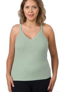 YOU MAKE ME SMILE CAMI TOP - 3 COLORS
