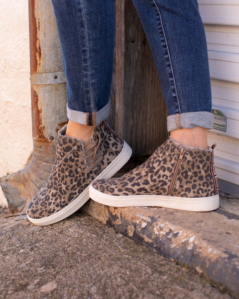 TAN LEOPARD TRINN SNEAKER BY GYPSY JAZZ - Salty Lime Boutique