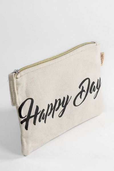 HAPPY DAY CANVAS BAG - Salty Lime Boutique