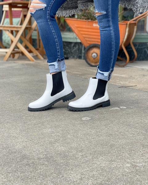 WHITE TO BE HONEST BOOT BY CORKY'S - Salty Lime Boutique