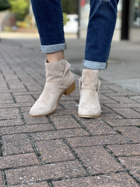 BEIGE SPILL THE TEA BOOTIE BY CORKY'S - Salty Lime Boutique