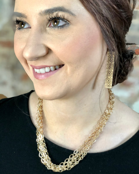MAKE YOU MINE THIN MULTI LAYER NECKLACE - Salty Lime Boutique